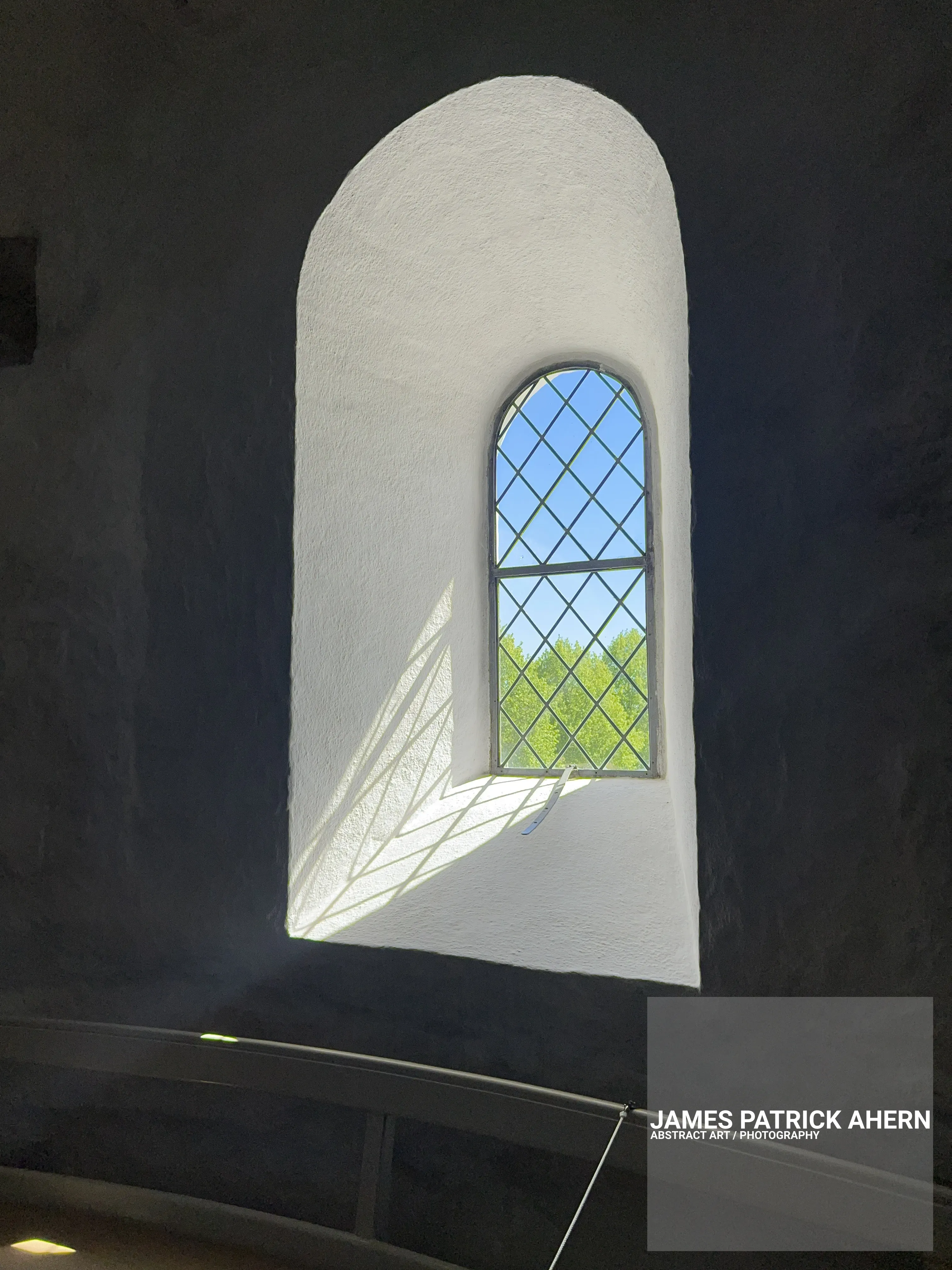 A Church Window with the afternoon light